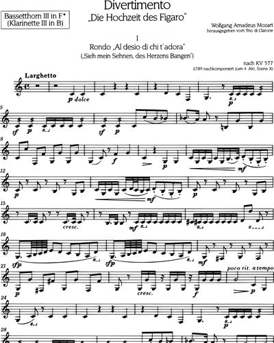 Basset Horn 3/Clarinet 3 (Alternative)