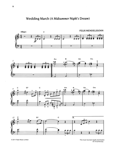 Wedding March (from 'A Midsummer Night's Dream')