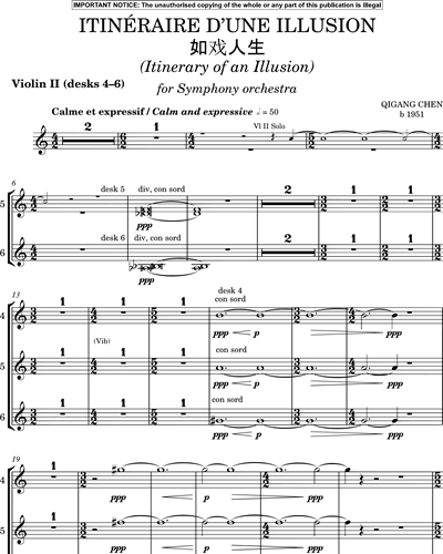 Violin 2 IV-VI