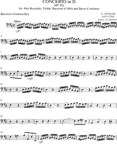 Bassoon/Cello (Alternative)