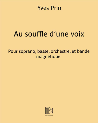 Au souffle d'une voix