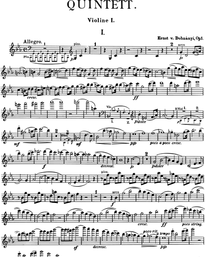 Piano Quintet in C minor, op. 1