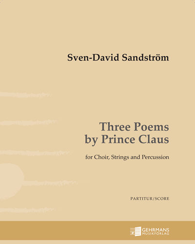 Three Poems by Prince Claus
