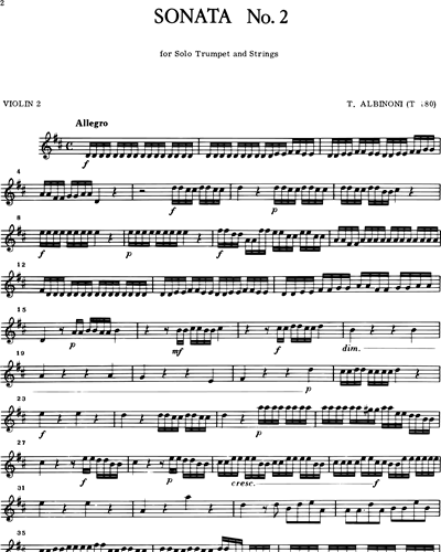 Sonata Nr. 2 in D