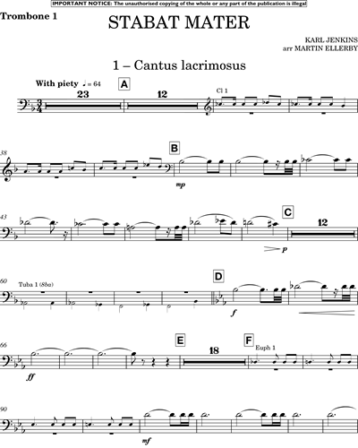 Trombone 1 Concert Pitch