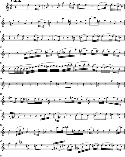 Aria pour Clarinette et Piano (Extrait de la "Flûte Enchantée")