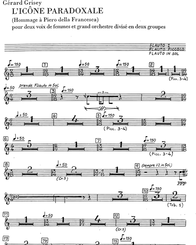 Flute 1/Piccolo/Alto Flute