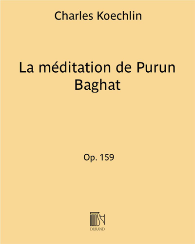 La méditation de Purun Baghat, op. 159