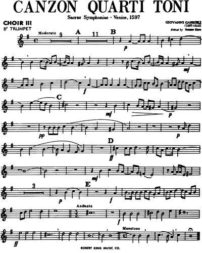[Choir 3] Trumpet in Bb