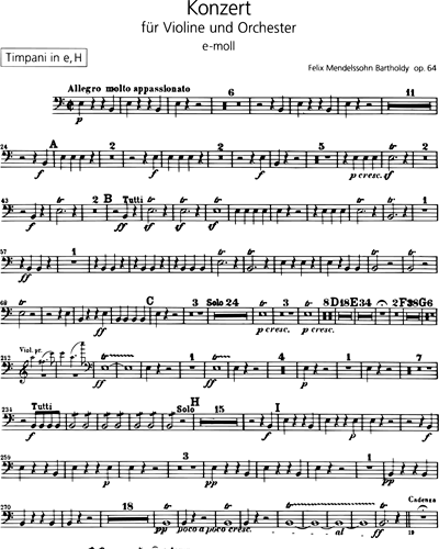 Violinkonzert e-moll MWV O 14 op. 64