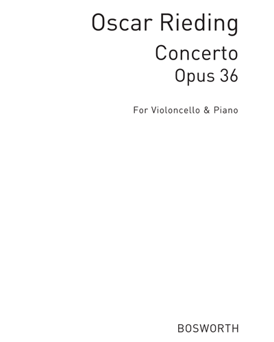 Concerto for Violoncello & Piano, Op. 36