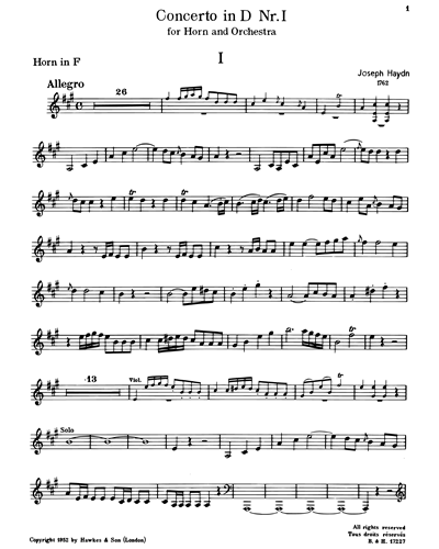 Horn Concerto No. 1