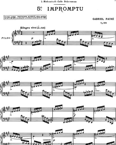 Impromptu No. 5 in F sharp minor, op. 102