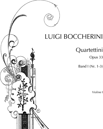 Quartettini, op. 33: Band I (Nr. 1-3)