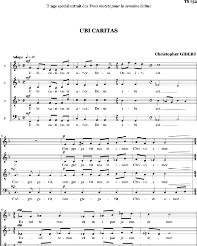 Ubi Caritas - Gibert