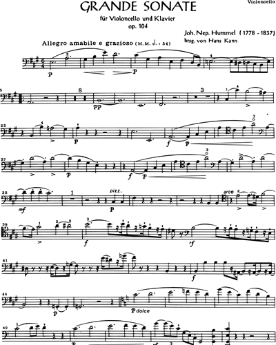 Grand Sonata in A major, op. 104