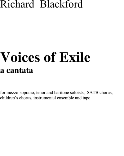 Voices of Exile [Ensemble Version]