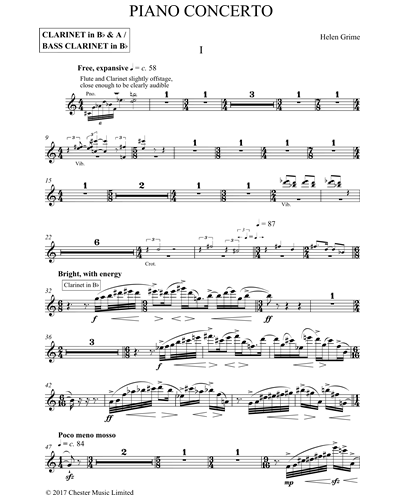 Clarinet in Bb & A/Bass Clarinet