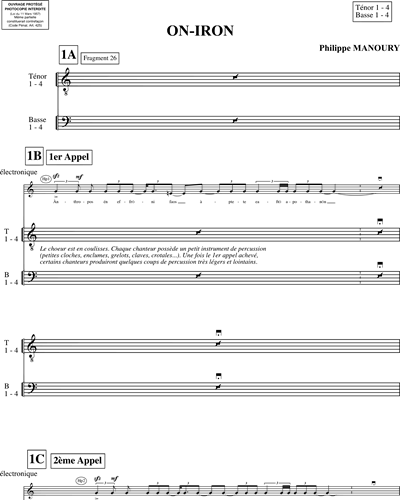 [Part 1] Male Chorus 1 - 4