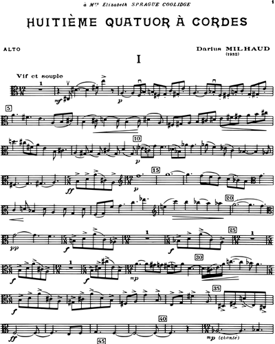 Quatuor À Cordes No. 8