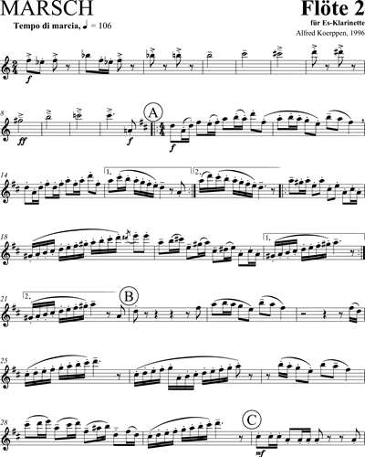 Clarinet in Eb (Alternative)