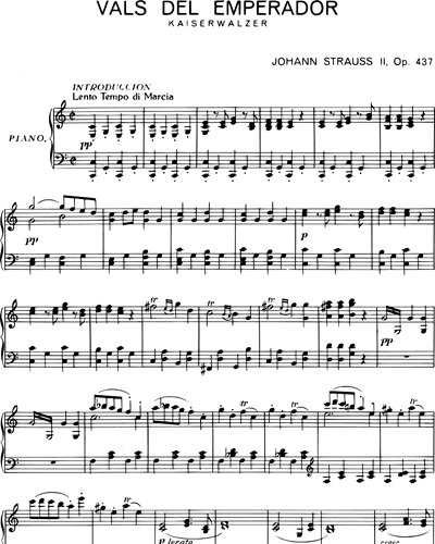 Vals del Emperador (Kaiserwalzer), Op. 437