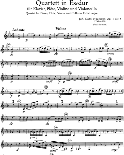 Quartet in E-flat major