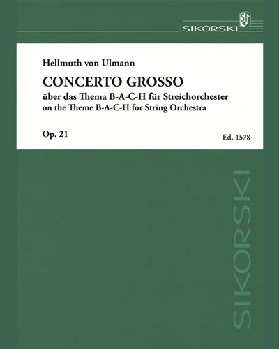 Concerto grosso on the Theme B-A-C-H