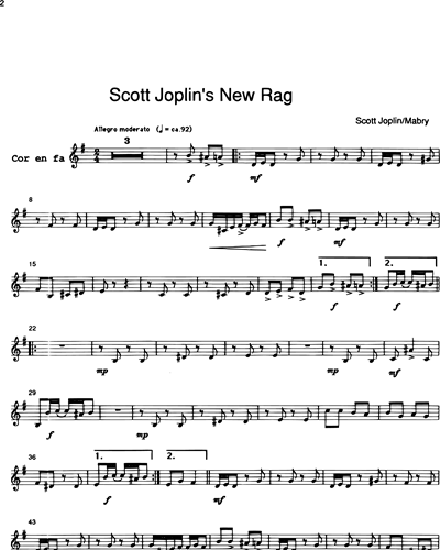 Scott Joplin's New Rag