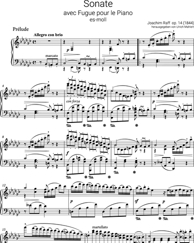 Grande Sonata in Eb minor, op. 14 / Fantasie Sonata in D minor, op. 168