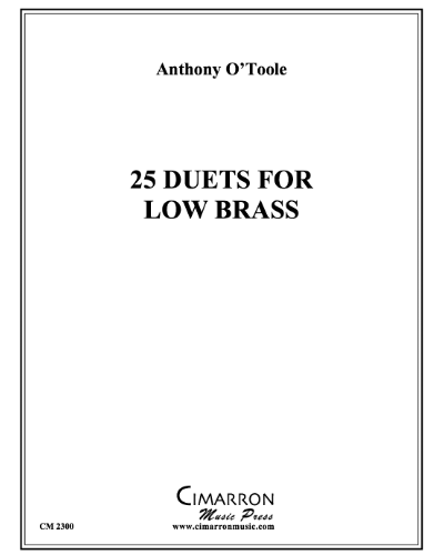 Twenty-five Duets for Low Brass