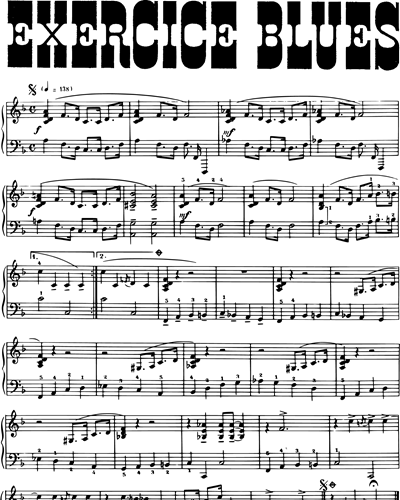 Piano Jazz Blues 2 : Exercice Blues