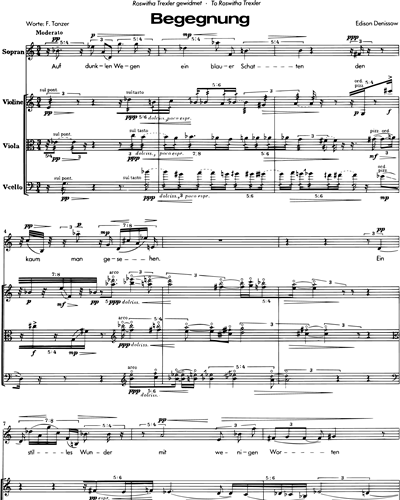 Soprano & Violin & Viola & Cello