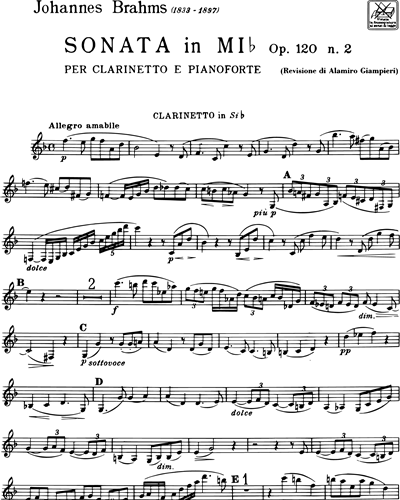 Sonata in Mi♭ Op. 120 n. 2