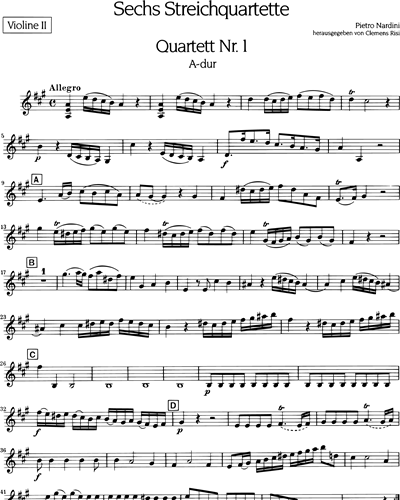 6 Streichquartette