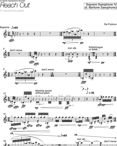 Soprano Saxophone 4/Baritone Saxophone