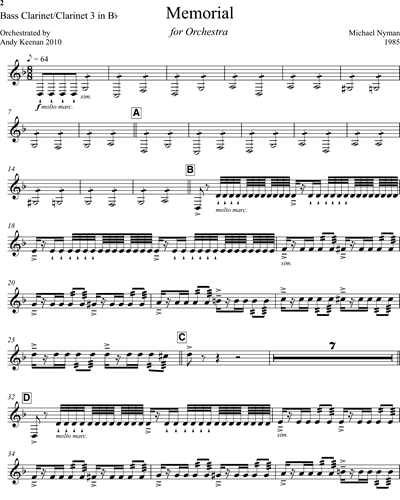 Bass Clarinet in Bb/Clarinet in Bb 3