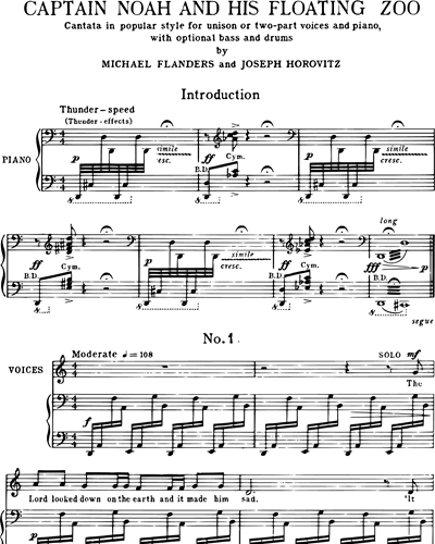 Vocal Score & Piano