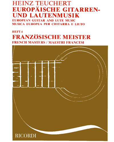 Europäische Gitarren- und Lautenmusik Heft 4
