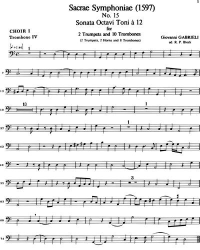 [Choir 1] Trombone 4