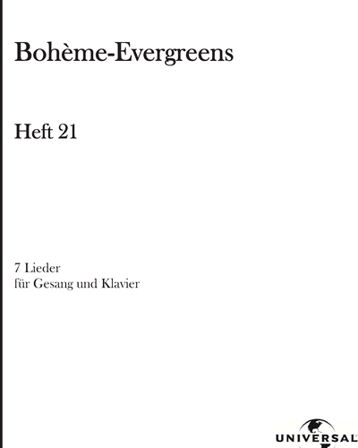 Bohème Evergreens (Heft 21)