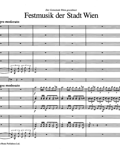 Festmusik der Stadt Wien; arr. [Brass Band Banks]