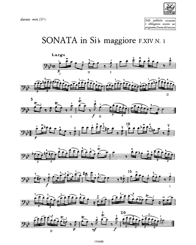 9 Sonate F. XIV