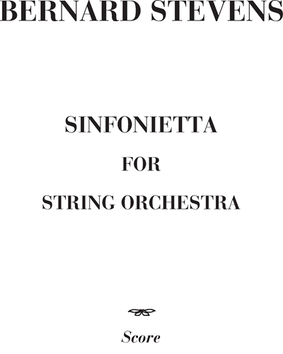 Sinfonietta for string quartet