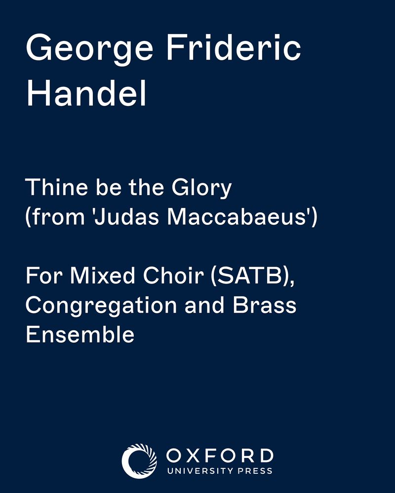 Thine be the Glory (from 'Judas Maccabaeus')