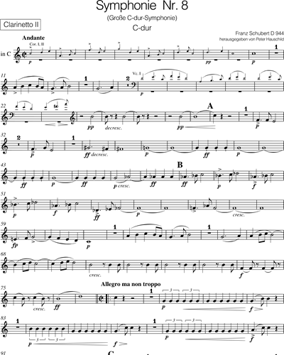 Clarinet in C 2/Clarinet in A