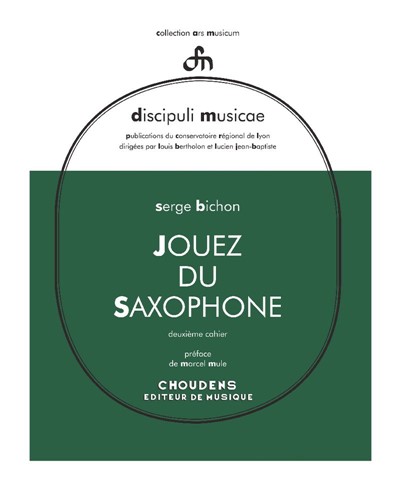 Jouez du saxophone, deuxième cahier