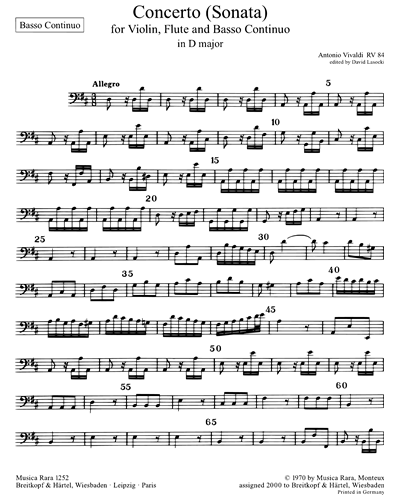 Concerto (Sonata) in D-dur RV 84