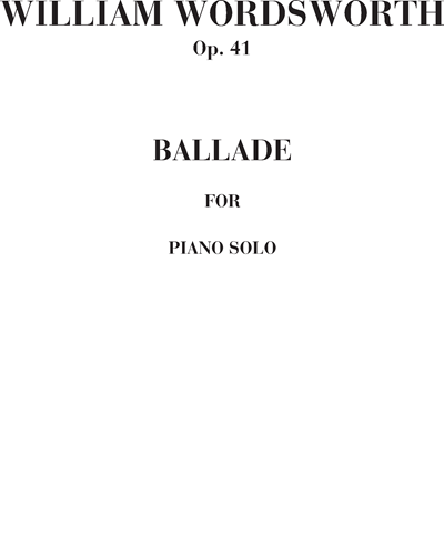 Ballade Op. 41