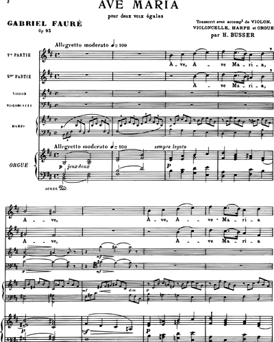 Full Score & Soprano 1 & Soprano 2